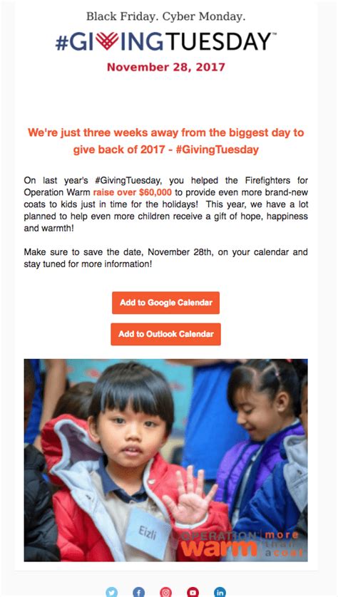 giving tuesday email templates classy